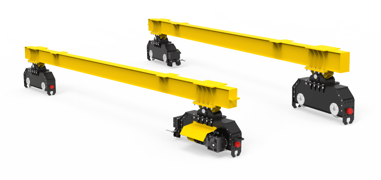 Усиленная портальная концевая балка M7/4m